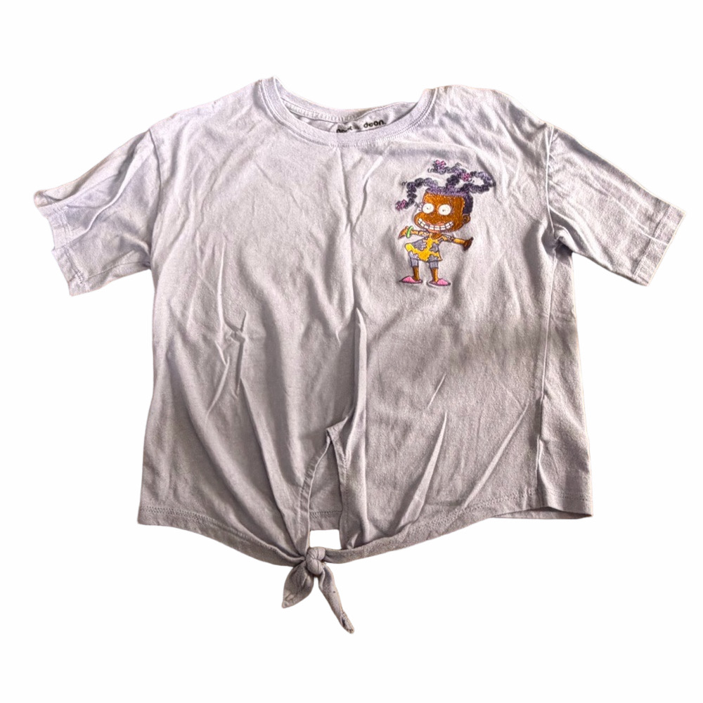 Rugrats Lavender Tie-Front Kids Tee